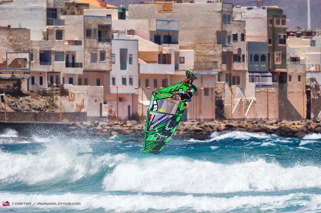 Nicolas Akgazciyan - 2014 PWA Pozo World Cup / Gran Canaria Wind and Waves Festival, Day 2 ©  Carter/pwaworldtour.com http://www.pwaworldtour.com/